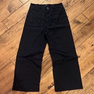 Anthropologie Maeve Black Wide-Leg Pants size 29